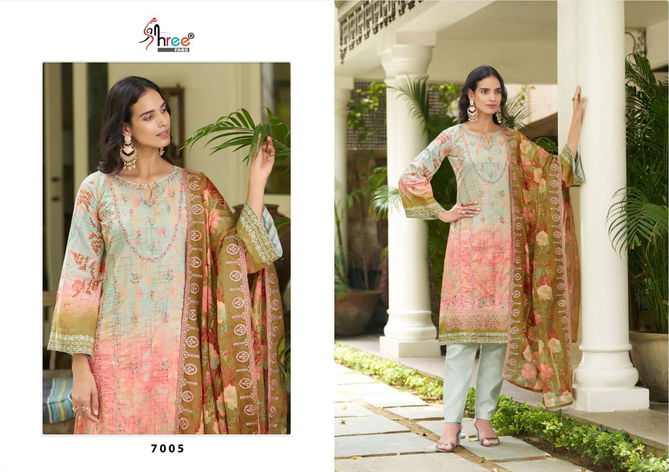 Bin Saheed Lawn Collection 7 Pure Lawn Pakistani Dress Material